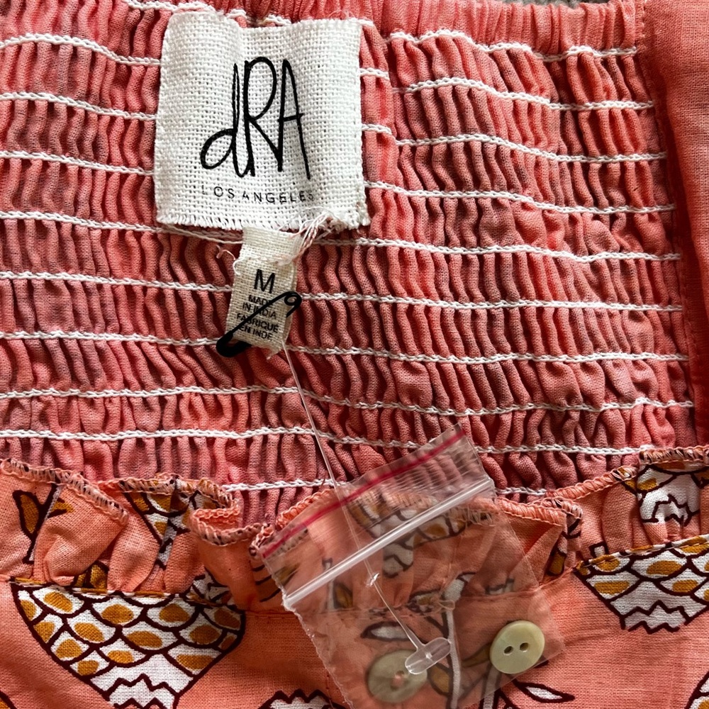 DRA DORA DRESS SIZE MEDIUM PRAIRIE COTTAGECORE FEMININE DAINTY PRETTY STYLISH - Picture 5 of 12